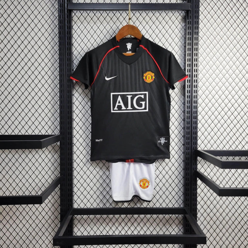 Manchester United Adidas 2007/2008 Away Retro Kids Kit