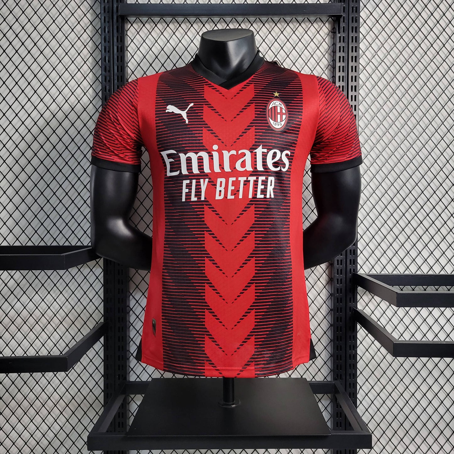 AC Milan Puma 23/24 Home Authentic Kit