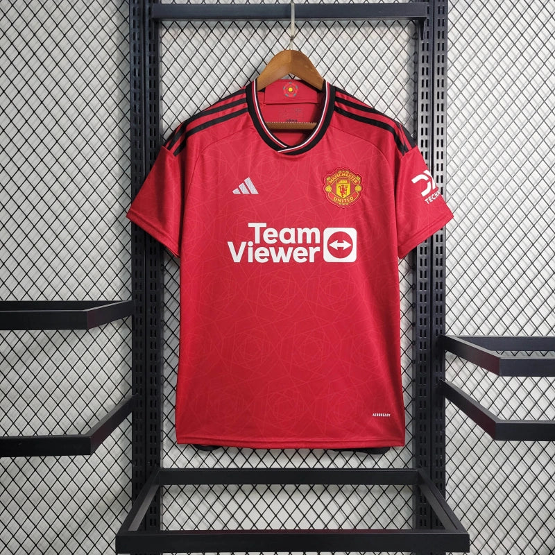 Manchester United Adidas 2023/2024 Home Stadium Kit