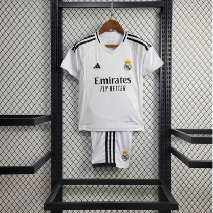 Real Madrid Adidas 2024/2025 Home Kids Kit