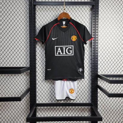 Manchester United Adidas 2007/2008 Away Retro Kids Kit