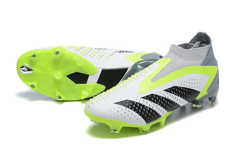 Adidas Predator Accuracy+ FG Gray, White & Green