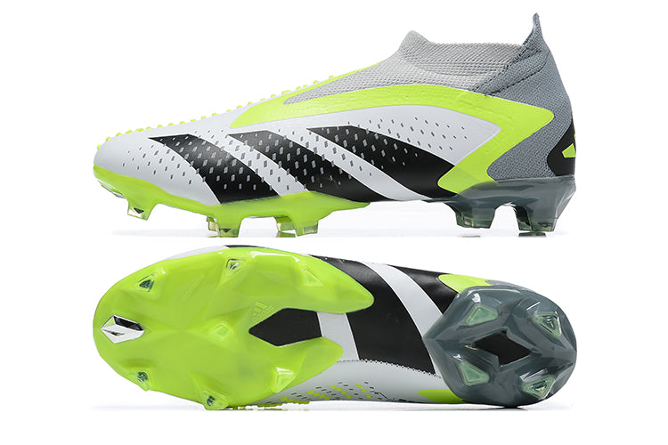 Adidas Predator Accuracy+ FG Gray, White & Green