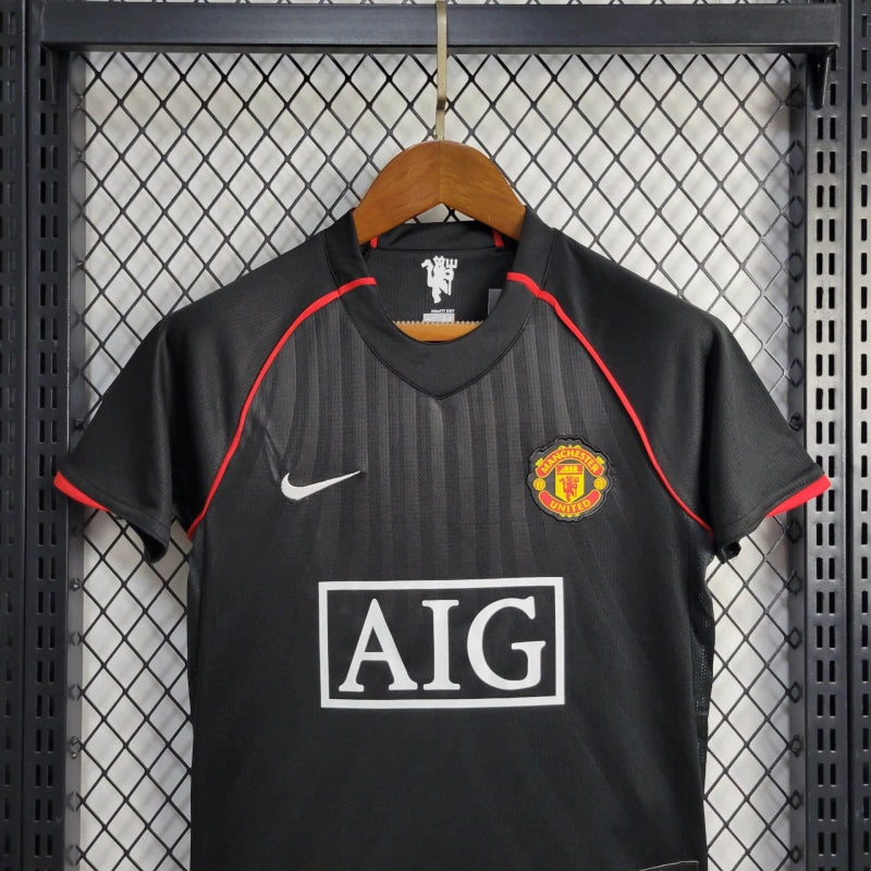 Manchester United Adidas 2007/2008 Away Retro Kids Kit