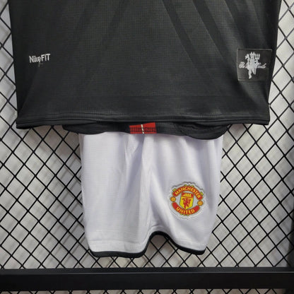 Manchester United Adidas 2007/2008 Away Retro Kids Kit