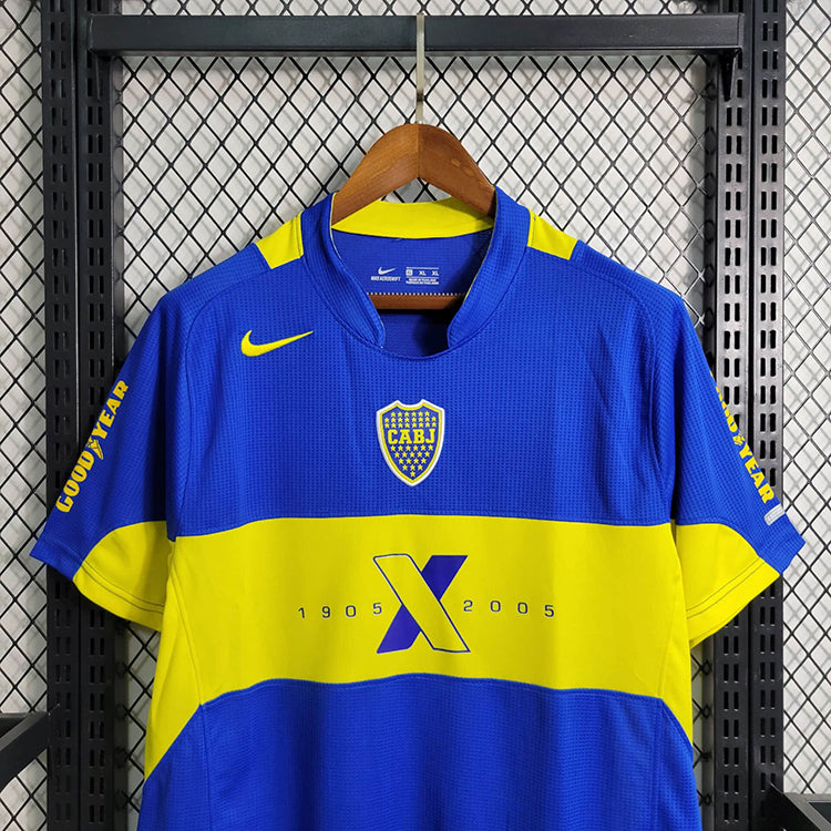 BOCA JUNIORS 2005 100TH ANNIVERSARY ORIGINAL JERSEY SIZE XL outlet