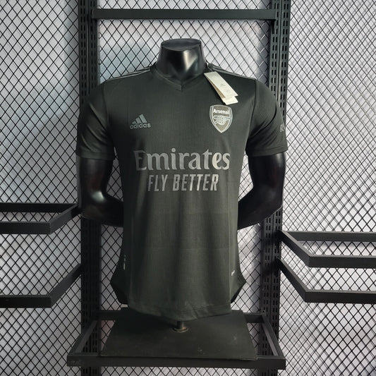 Arsenal Adidas 2022/2023 Black Edition Authentic Kit