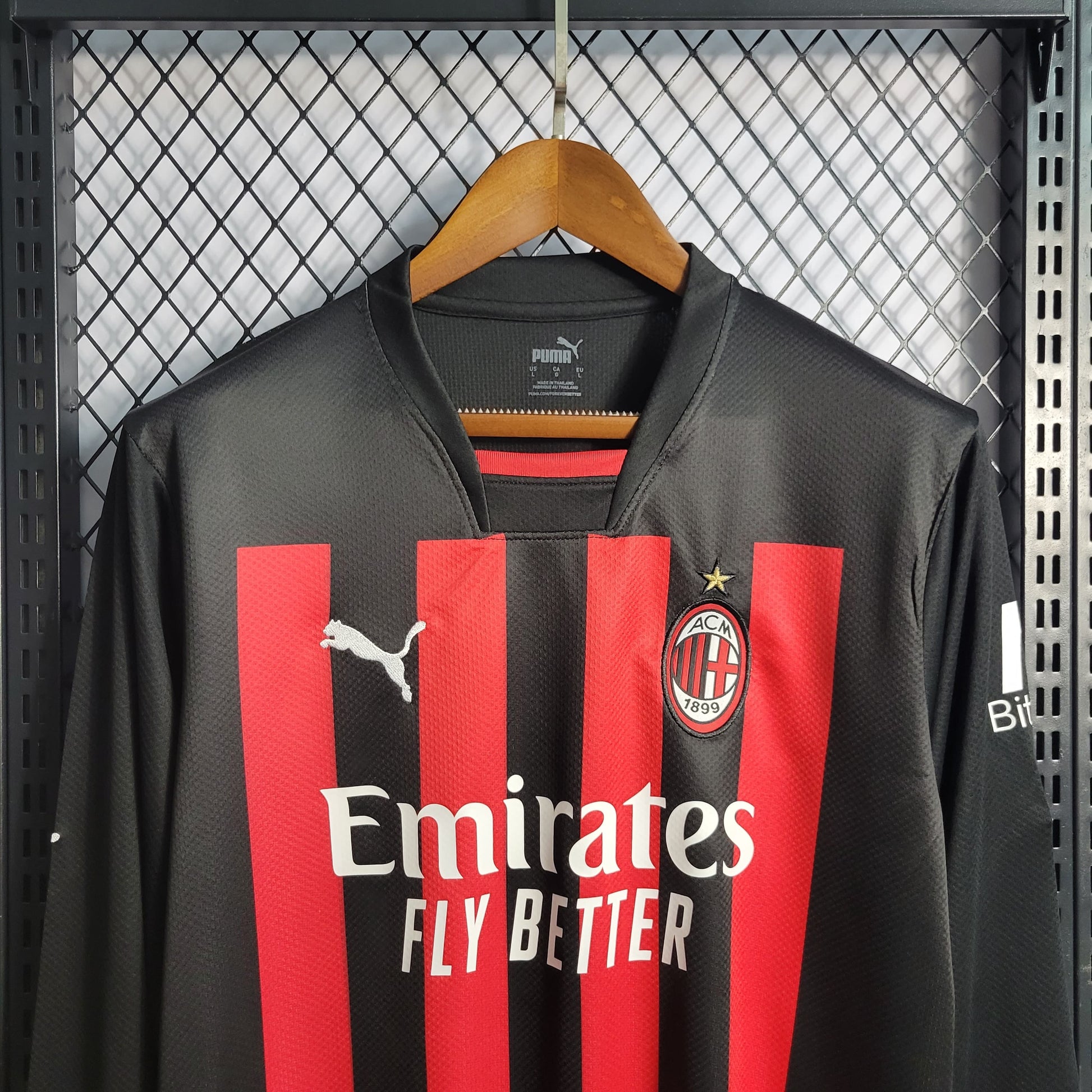 Puma AC Milan 23/24 Long Sleeve Home Jersey L