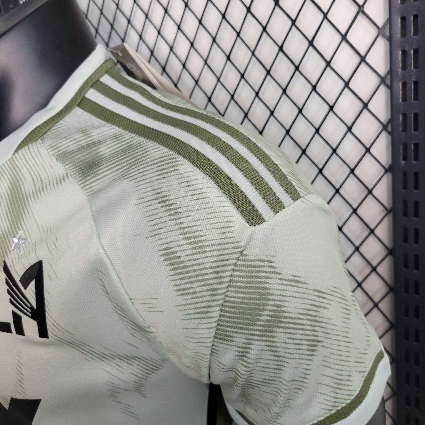 LAFC adidas 2023 Smokescreen Authentic Custom Jersey - Green