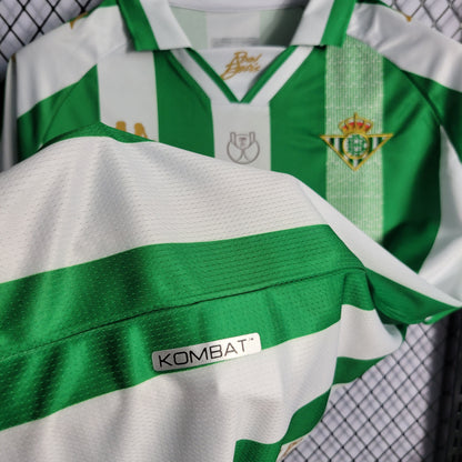 Real Betis Kappa 2022/2023 Copa De El Rey Final Home Stadium Kit