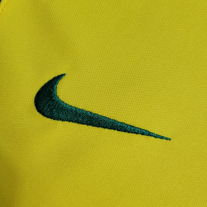 Brazil Nike 2002 Wold Cup Retro Home Stadium Kit