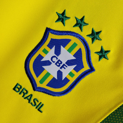 Brazil Nike 2002 Wold Cup Retro Home Stadium Kit